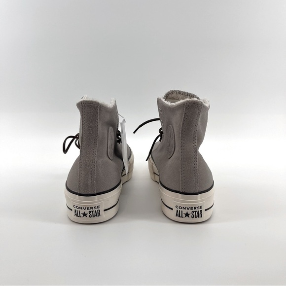 NEW CONVERSE Womens Sherpa Chuck Taylor All Star Platform High Top Sneaker 7.5 - Picture 4 of 12